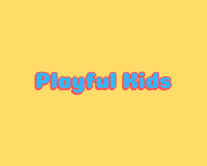 Fun Kids Text logo design