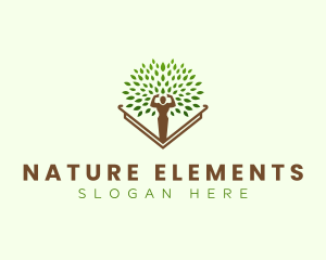 Nature Person Tree logo design