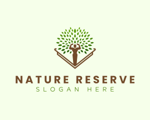 Nature Person Tree logo design