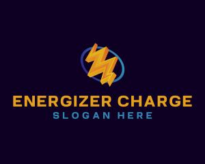 Electricity Lightning Bolt logo design