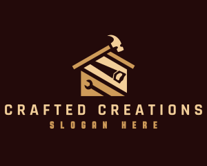 Handyman Construction Tools Repair logo design