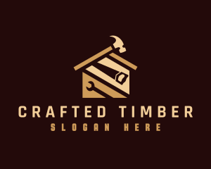 Handyman Construction Tools Repair logo design