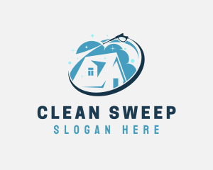 House Cleaning Pressure Wash logo design