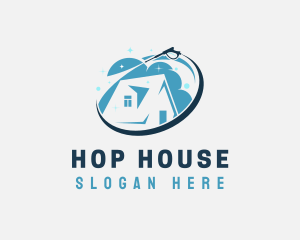 House Cleaning Pressure Wash logo design