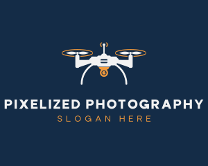 Surveillance Aerial Drone logo design