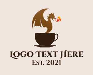 Dragon Coffee Cup  logo