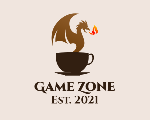 Dragon Coffee Cup  logo