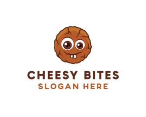 Chocolate Sweet Cookie Bites logo design