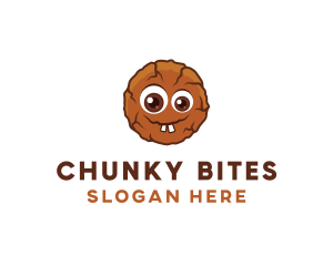 Chocolate Sweet Cookie Bites logo design