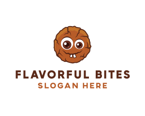 Chocolate Sweet Cookie Bites logo design