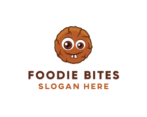 Chocolate Sweet Cookie Bites logo design