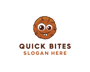 Chocolate Sweet Cookie Bites logo design