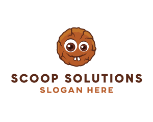 Chocolate Sweet Cookie Bites logo design