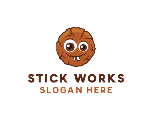 Chocolate Sweet Cookie Bites logo design