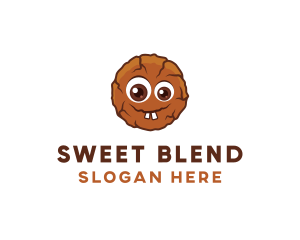 Chocolate Sweet Cookie Bites logo design