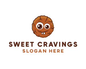 Chocolate Sweet Cookie Bites logo design