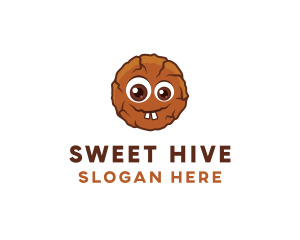 Chocolate Sweet Cookie Bites logo design