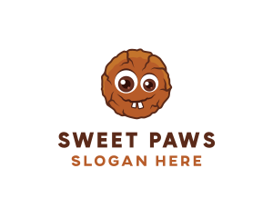 Chocolate Sweet Cookie Bites logo design