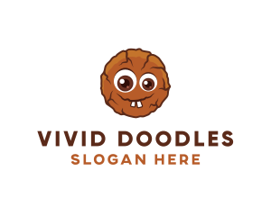 Chocolate Sweet Cookie Bites logo design