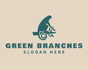 Tree Monkey Jungle logo design