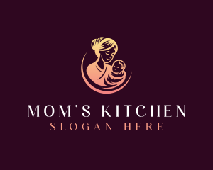 Maternity Mother Baby logo design