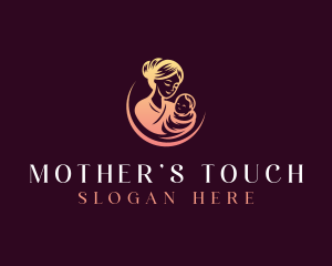 Maternity Mother Baby logo design