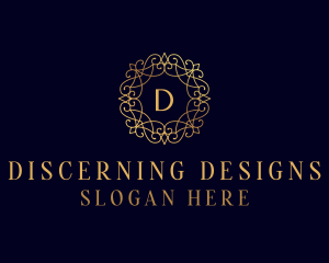 Royal Ornament Wreath logo