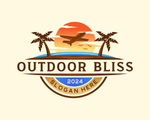 Beach Resort Getaway logo design