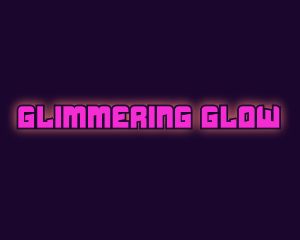 Modern Tech Glowing  logo design