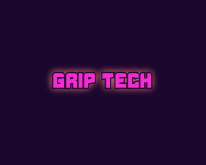 Modern Tech Glowing  logo design