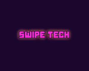 Modern Tech Glowing  logo design