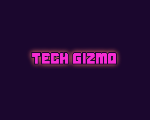 Modern Tech Glowing  logo design