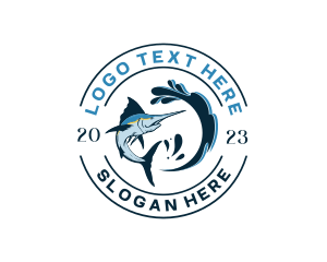 Ocean Sword Fish logo