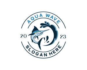 Ocean Sword Fish logo design