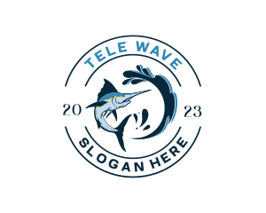 Ocean Sword Fish logo design