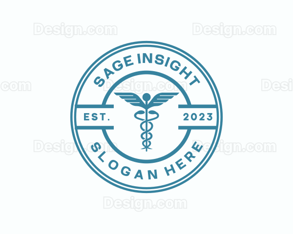 Medical Health Caduceus Logo