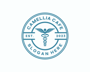 Medical Health Caduceus  logo design