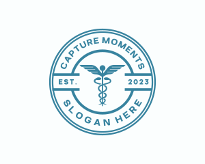 Medical Health Caduceus  logo