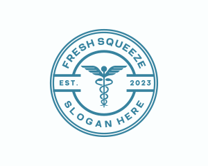 Medical Health Caduceus  logo design