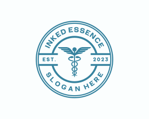 Medical Health Caduceus  logo design