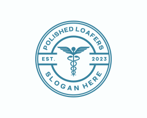 Medical Health Caduceus  logo design