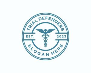 Medical Health Caduceus  logo design