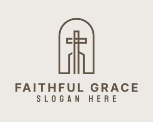 Faith Cross Worship logo design