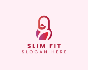 Fit Bodybuilder Weights logo design