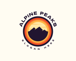 Mountain Peak Trekking logo design