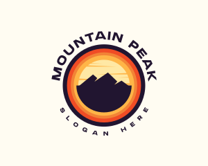 Mountain Peak Trekking logo design