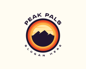 Mountain Peak Trekking logo design