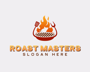 Roast Pig Grilling BBQ logo