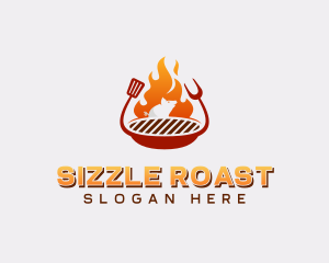 Roast Pig Grilling BBQ logo