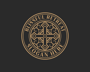 Religious Fellowship Cross logo design